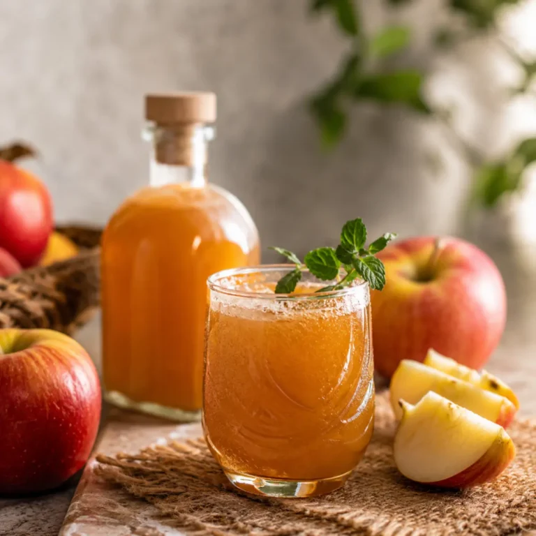 Naturtrüben Apfelsaft