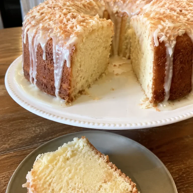 PIÑA COLADA POUND CAKE