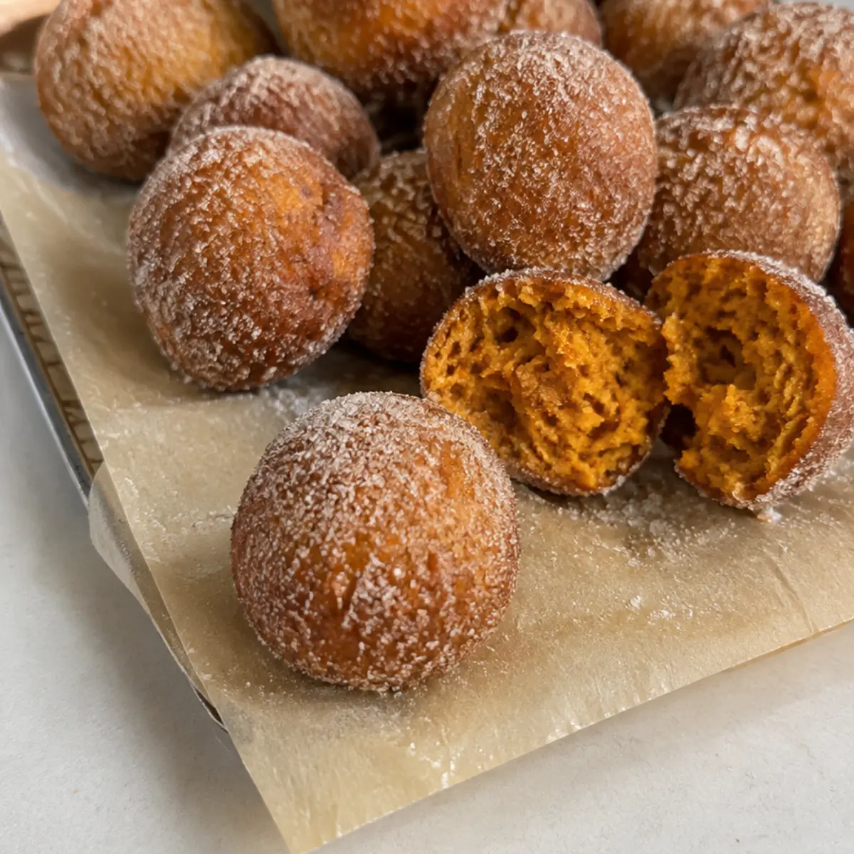 Pumpkin Donut Holes Air Fryer or Oven