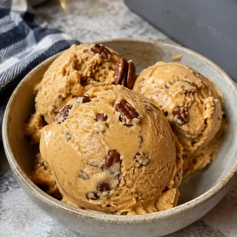 Pumpkin Pecan Frozen Yogurt