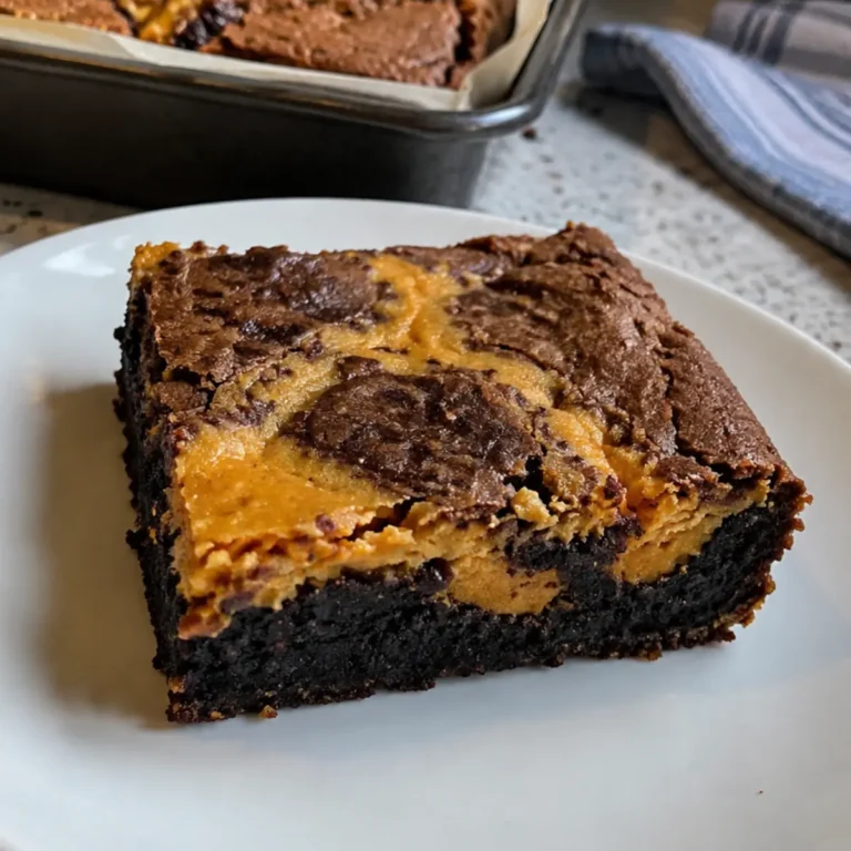 Pumpkin Pie Brownies