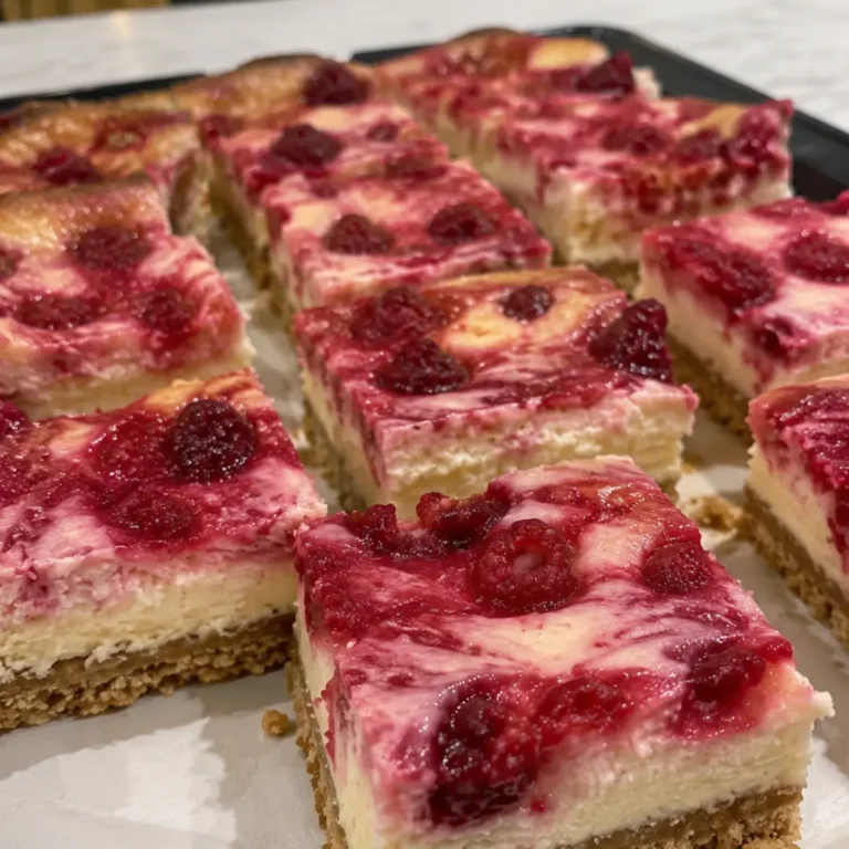 Raspberry Cheesecake Bars