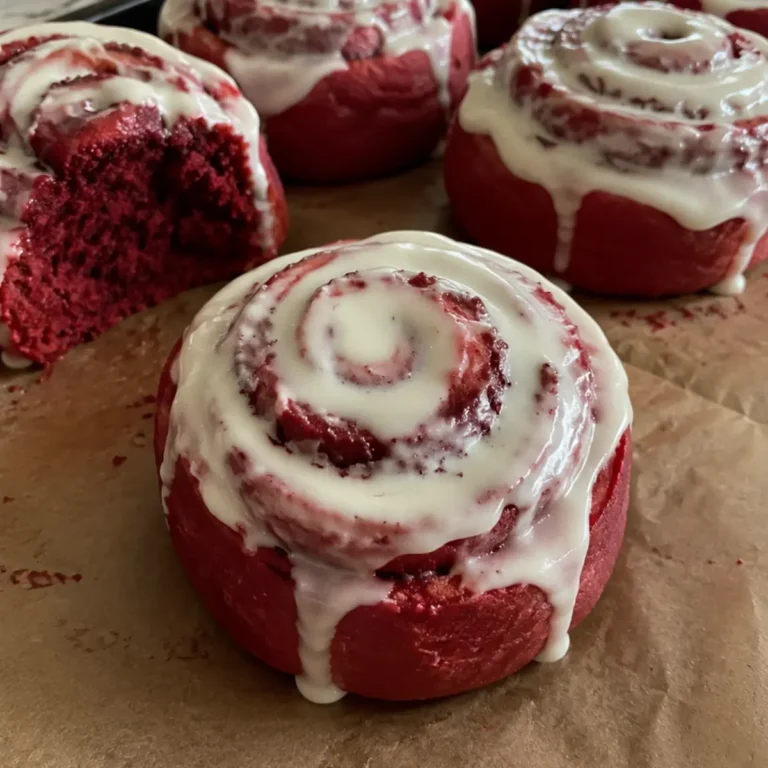 Red Velvet Cinnamon Rolls