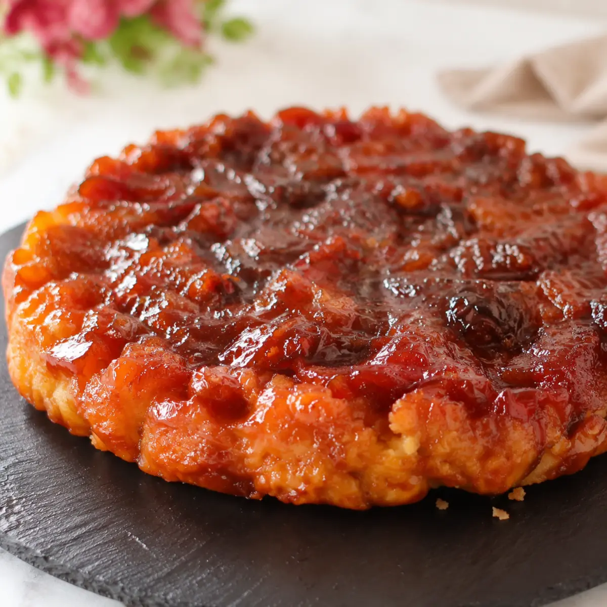 Rhabarber Tarte Tatin