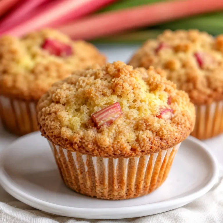 Rhabarbermuffins