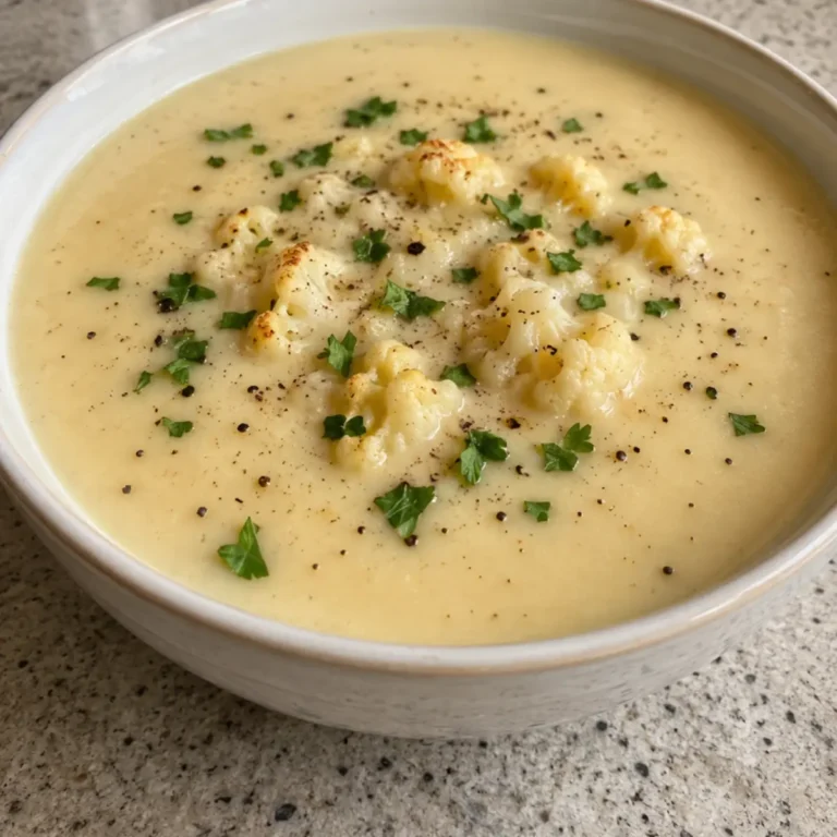 Roasted Cauliflower Soup