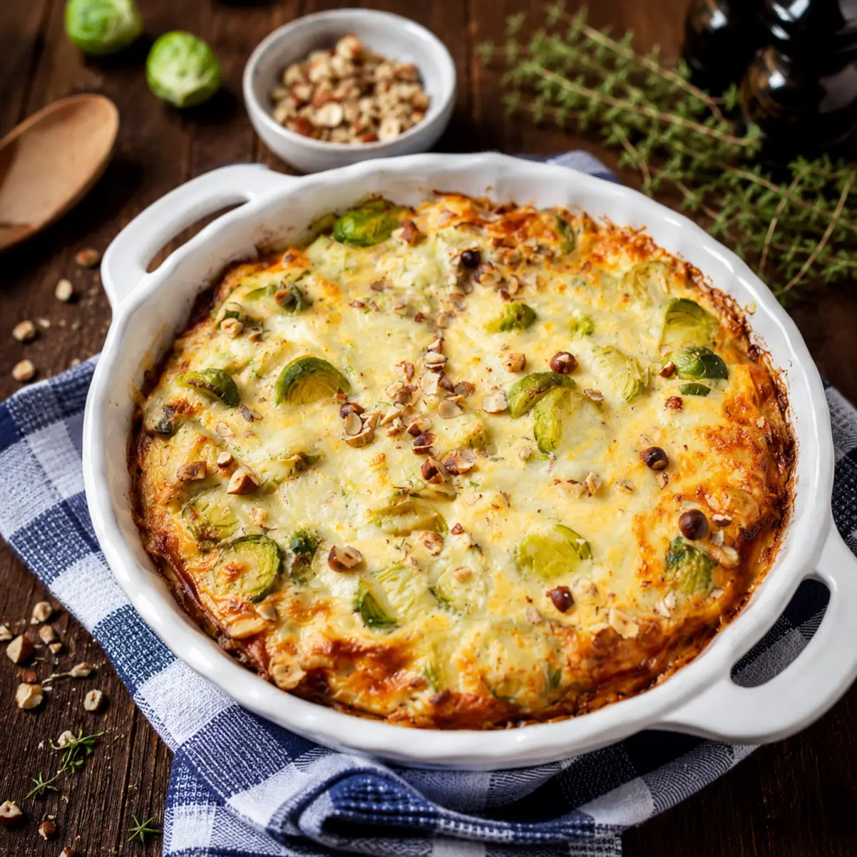 Rosenkohl Gratin