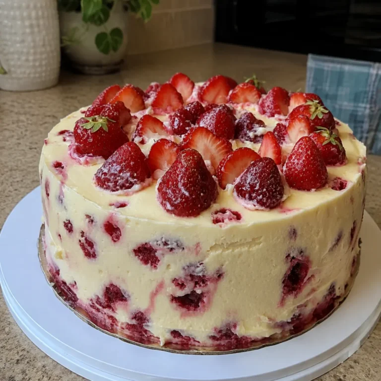 Strawberry Cheesecake Pound Cake