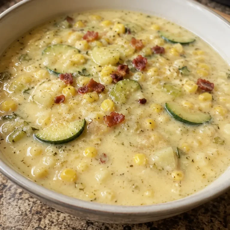 Summer Corn and Zucchini Chowder
