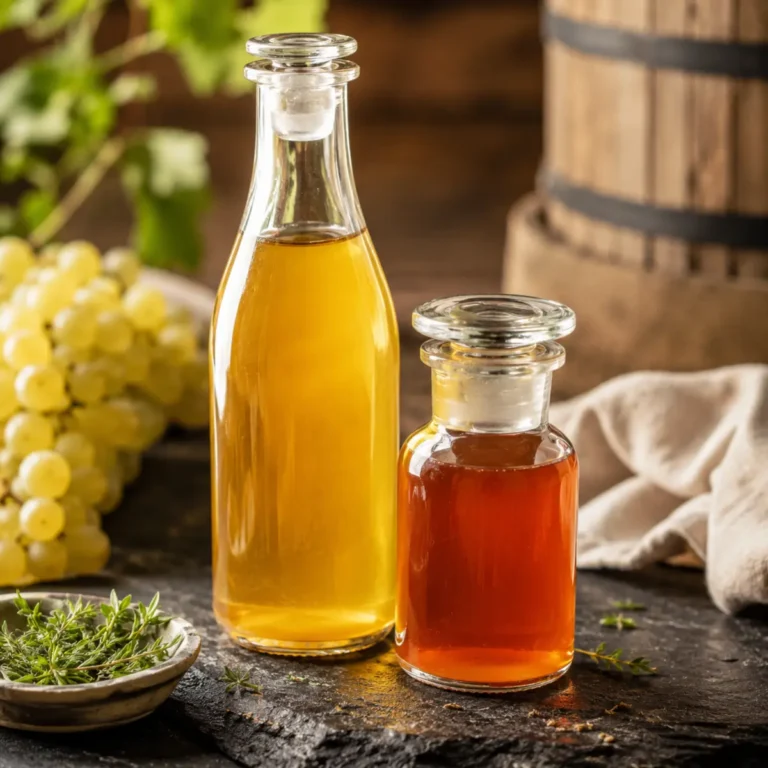 Weinessig aus Resten von altem Wein