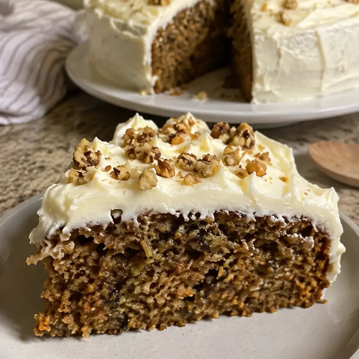 Zucchini Cake With Cream Cheese Frosting