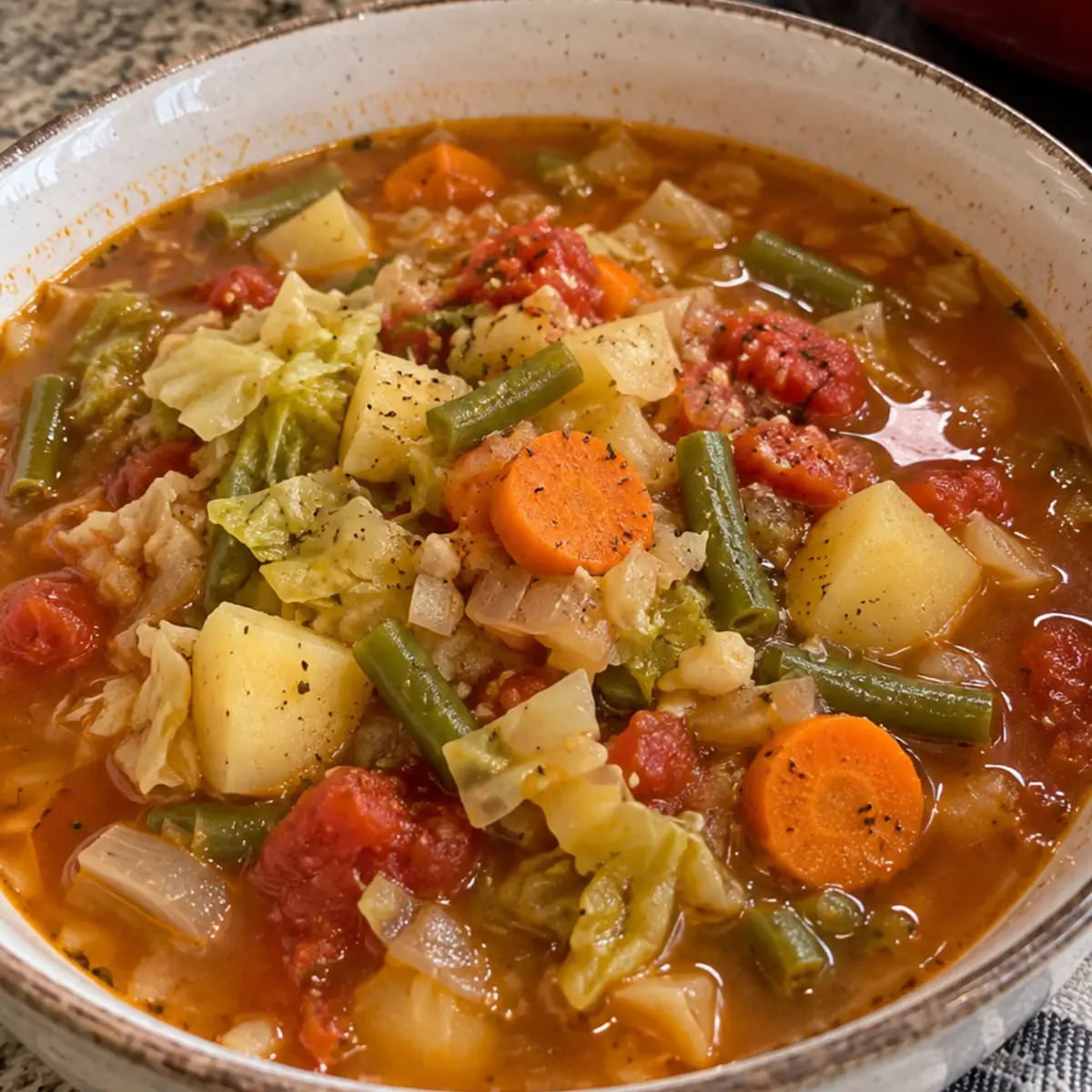 Cabbage Vegetable Soup