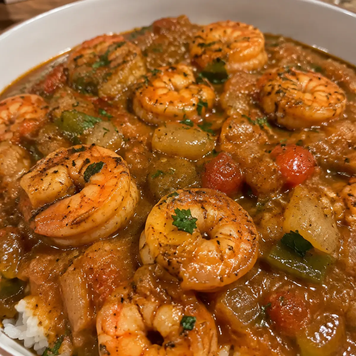 Cajun Shrimp Étouffée