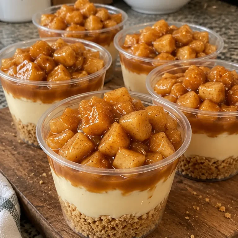 Caramel Apple Dessert Cups