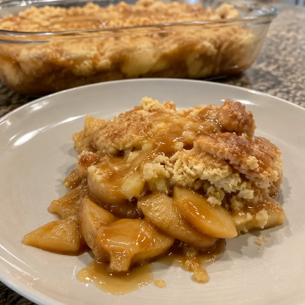 Caramel Apple Dump Cake