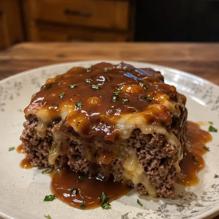 Cheesy French Onion Meatloaf