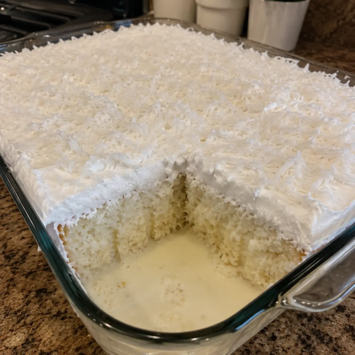Coconut Cream Poke Cake