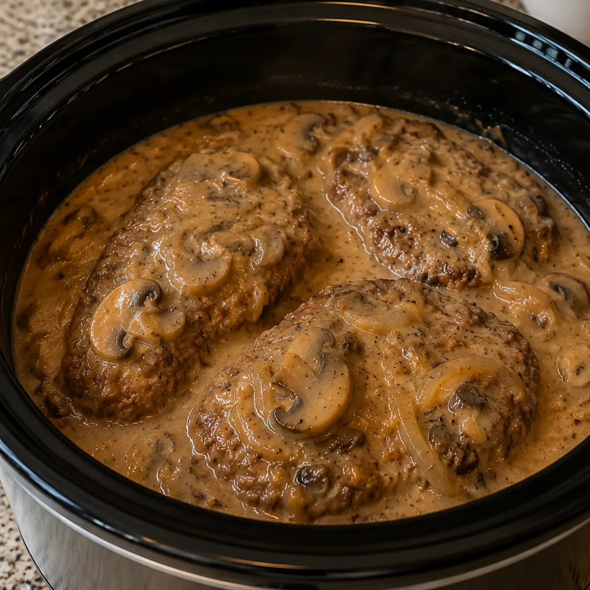 Crockpot Smothered Cube Steaks
