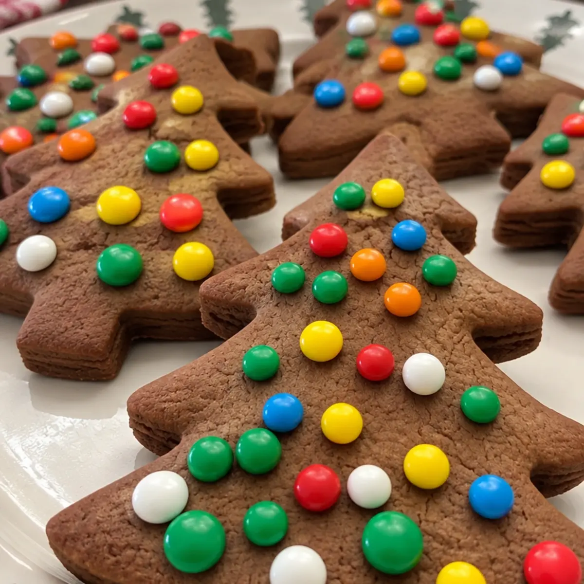 Gingerbread Tree Cookies
