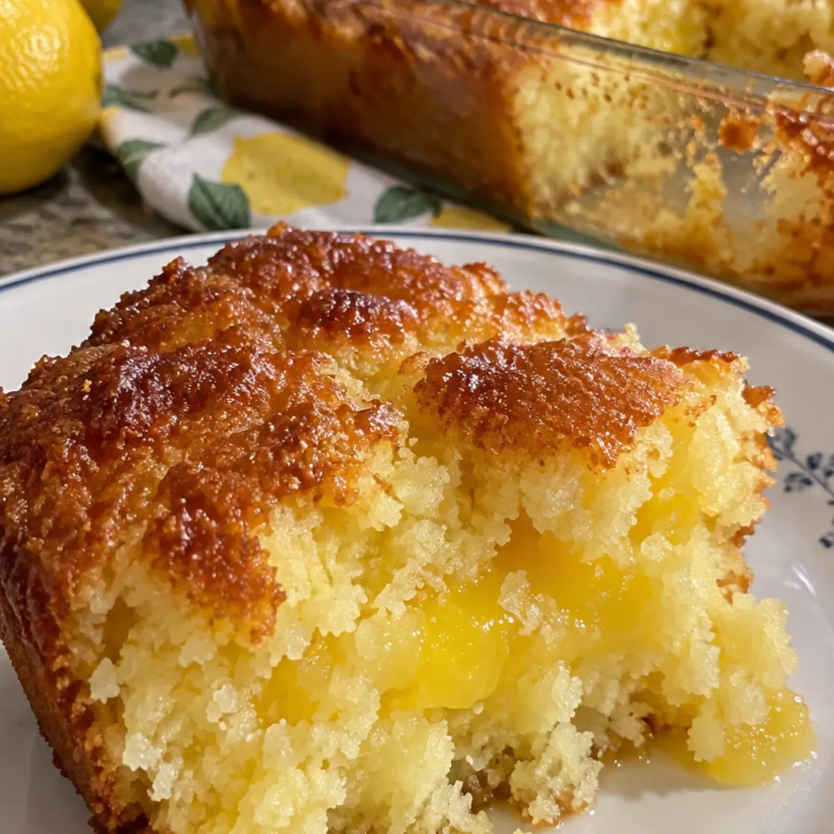 Grandmas 3-Ingredient Lemon Dump Cake