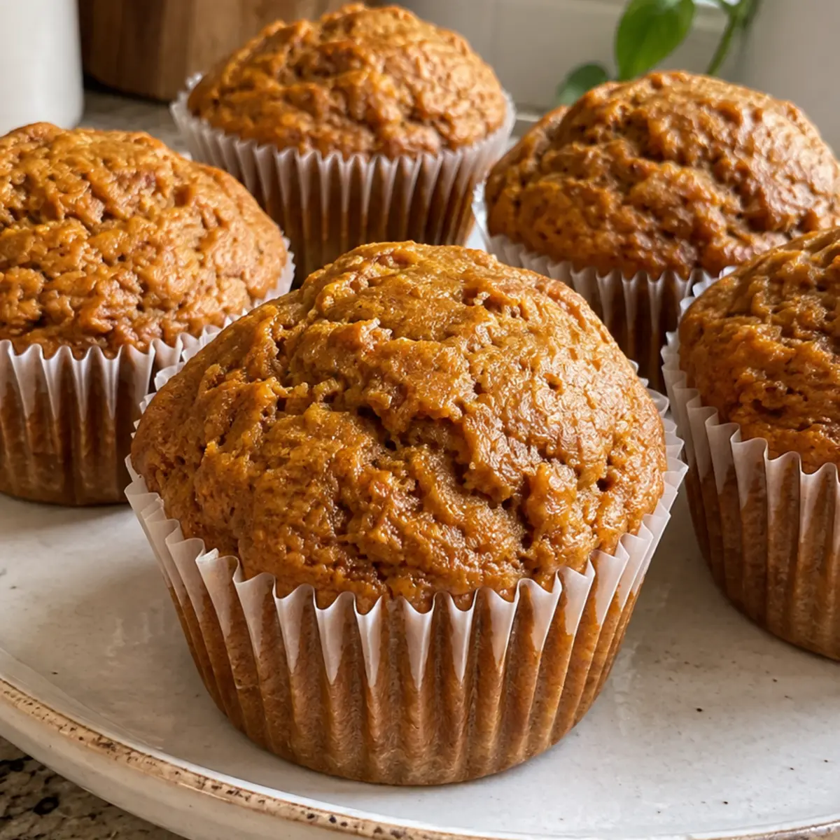 Greek Yogurt Pumpkin Muffins
