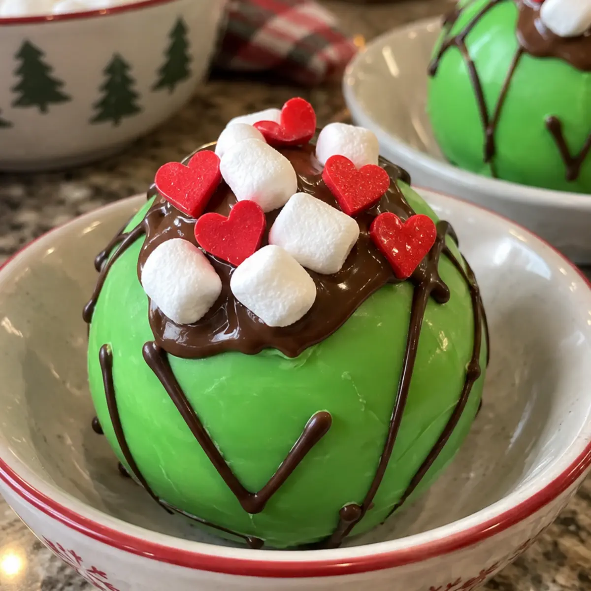 Grinch Hot Chocolate Bombs