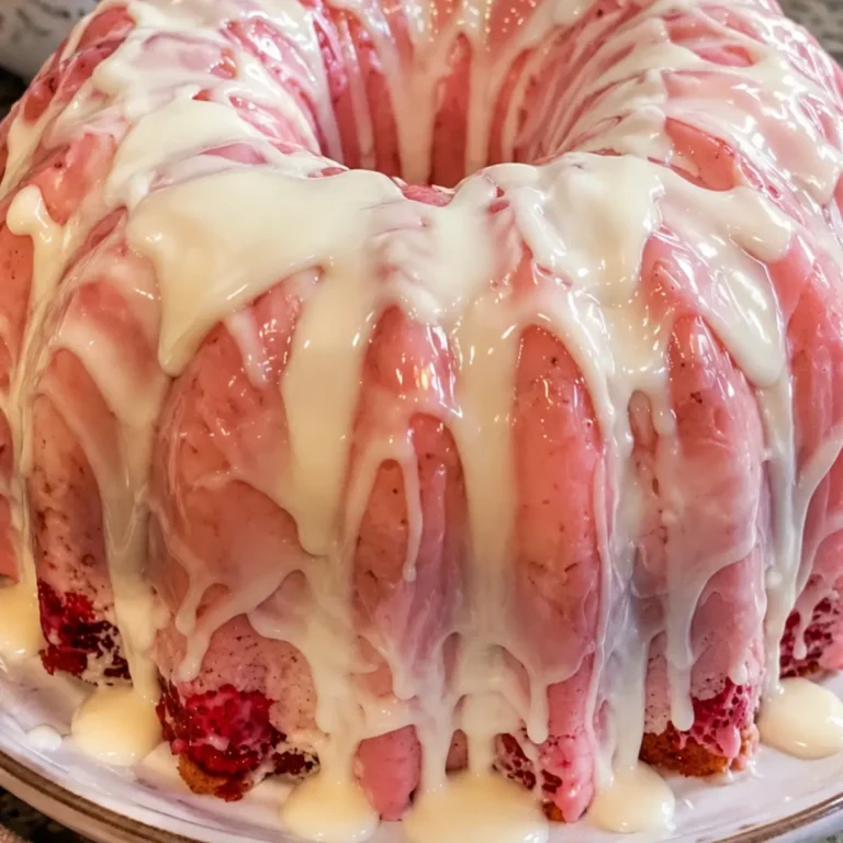 Homemade Strawberry Pound Cake