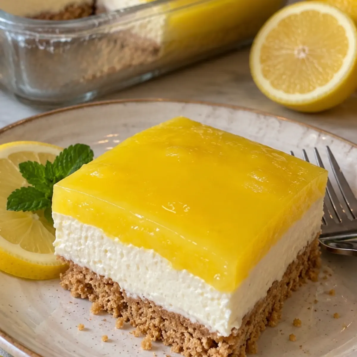 Lemon Cream Cheese Dessert