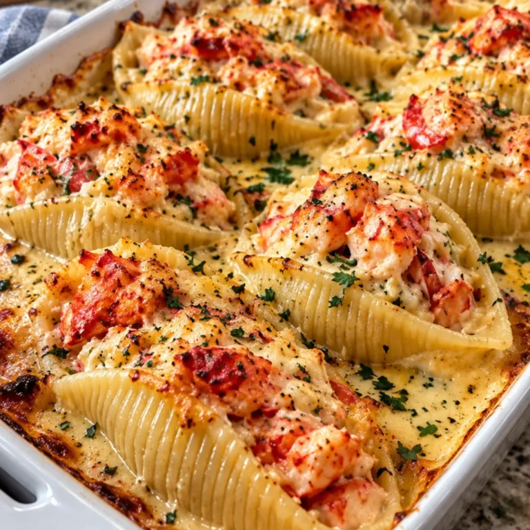 Lobster Stuffed Pasta Shells