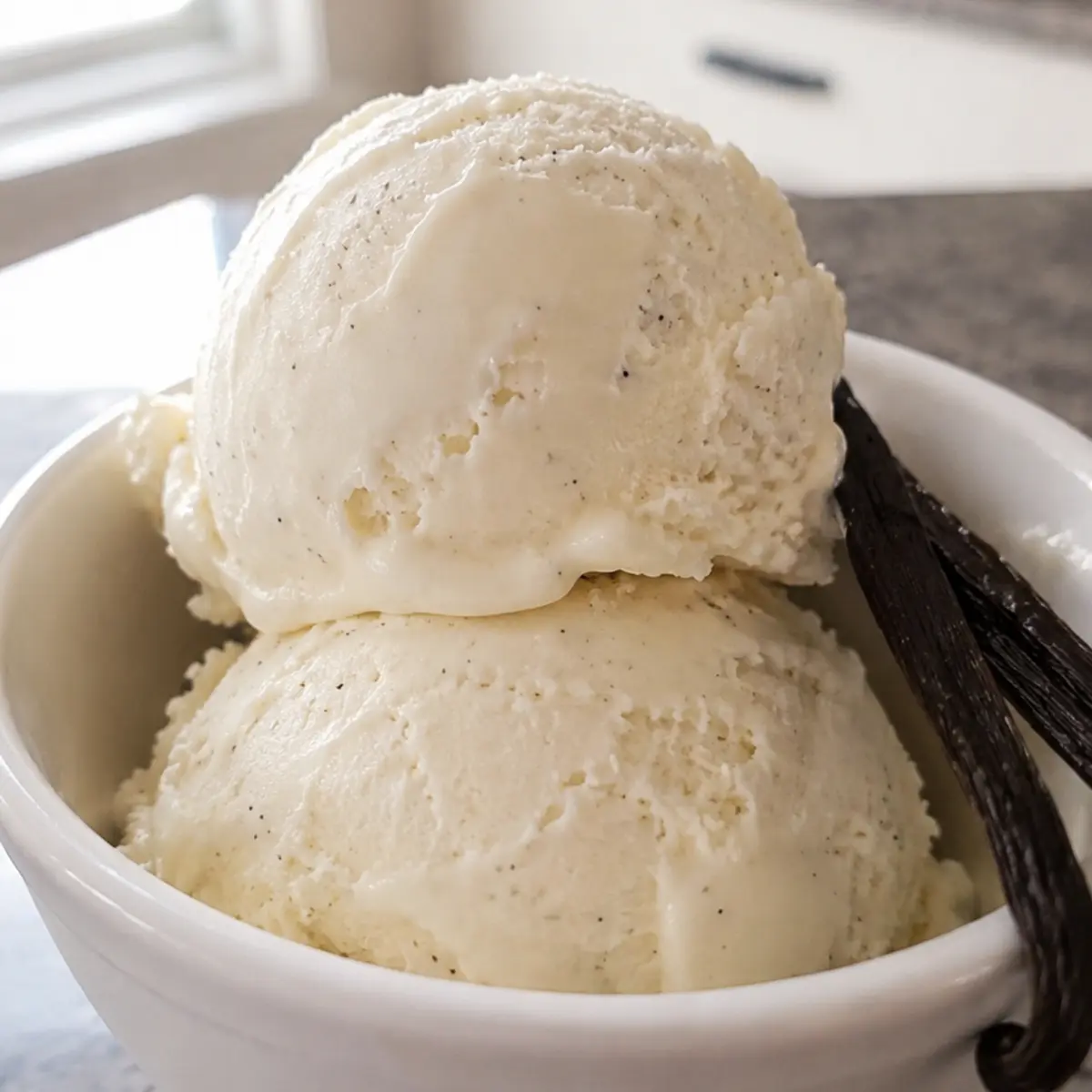 NO-CHURN VANILLA ICE CREAM