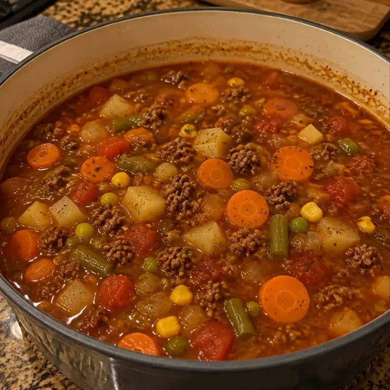 Old Fashioned Vegetable Beef Soup