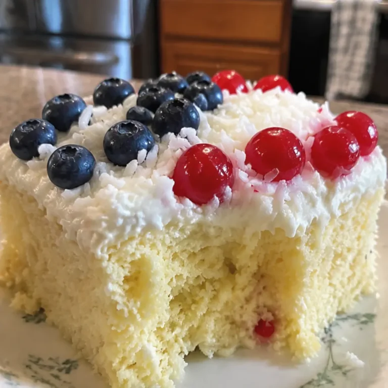 Pineapple Coconut “God Bless America ” Cake!