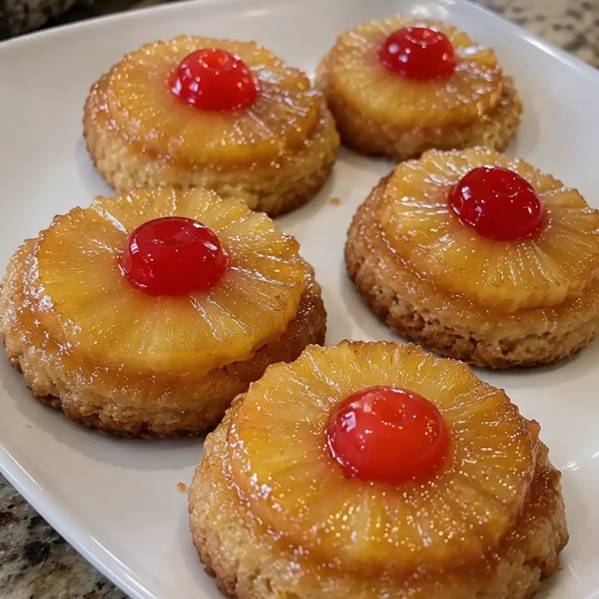 Pineapple Upside Down Cookies