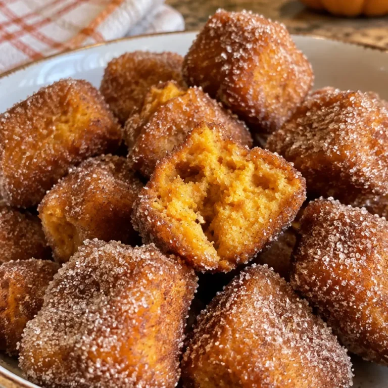 Pumpkin Churro Bites