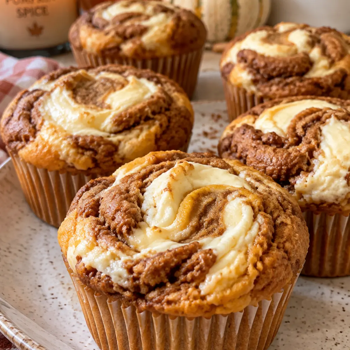 Pumpkin Cream Cheese Muffins