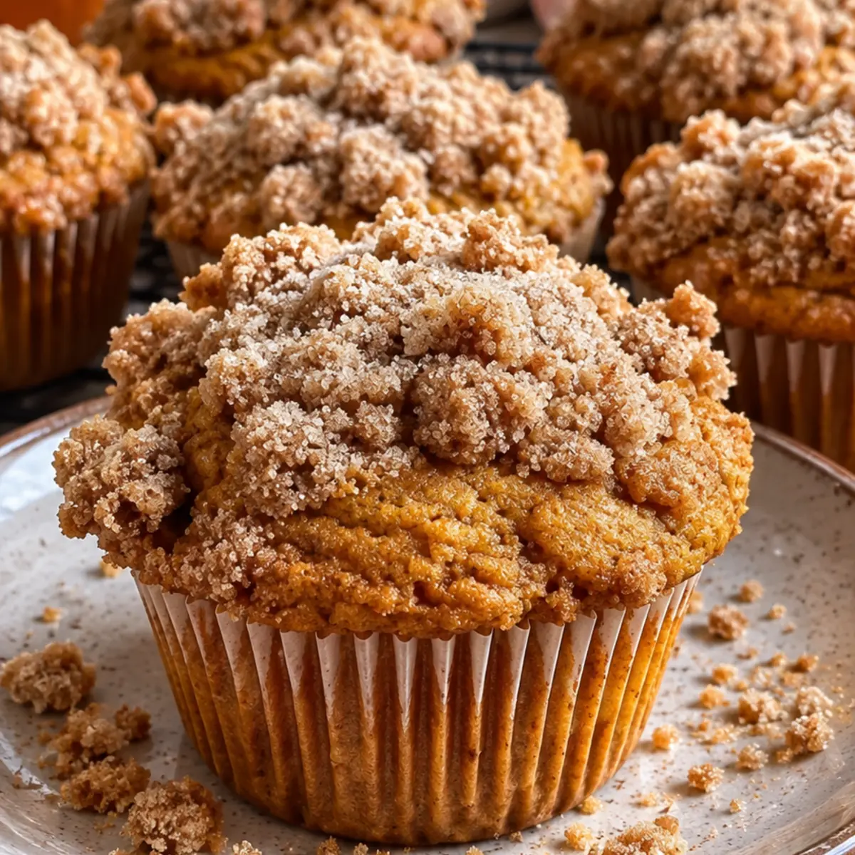 Pumpkin Crumb Muffins