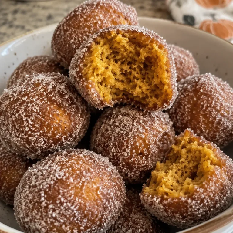 Pumpkin Donut Holes