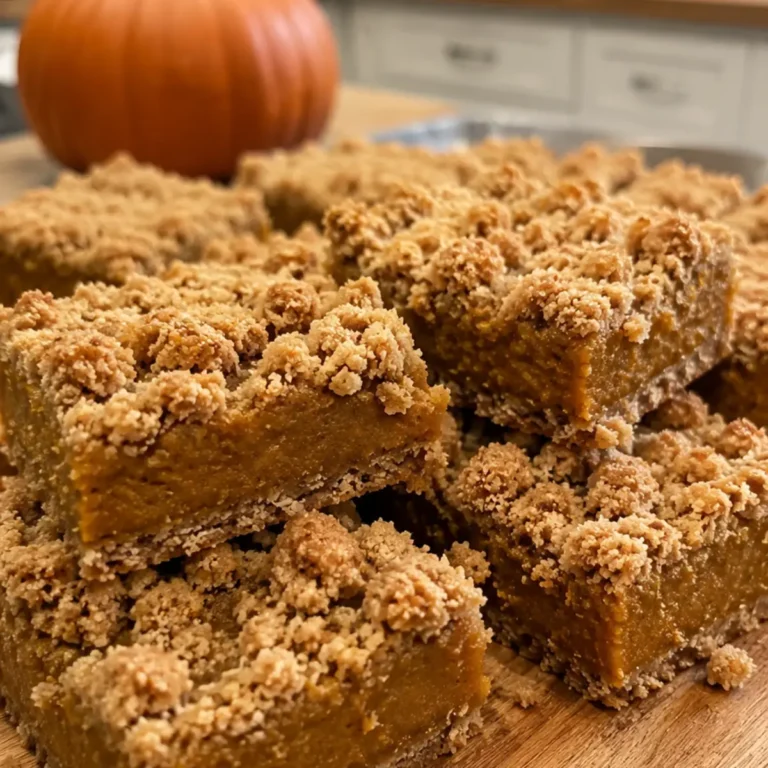 Pumpkin Pie Crumble Bars