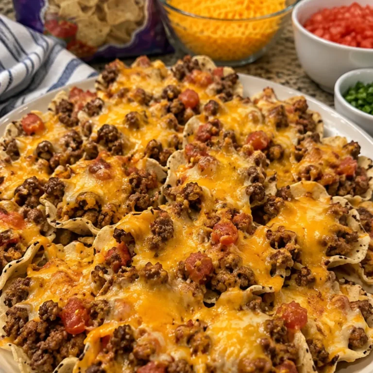 SHEET PAN NACHOS CHEESY