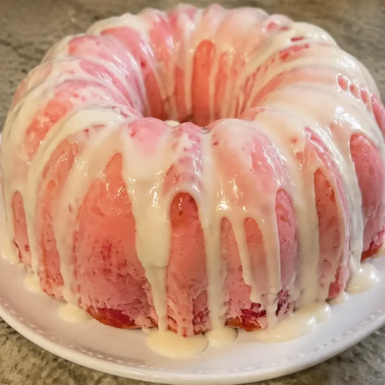 Strawberry Cream Cheese Pound Cake