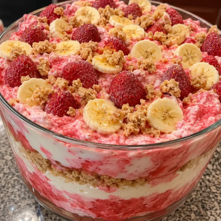 Strawberry Crunch Banana Pudding