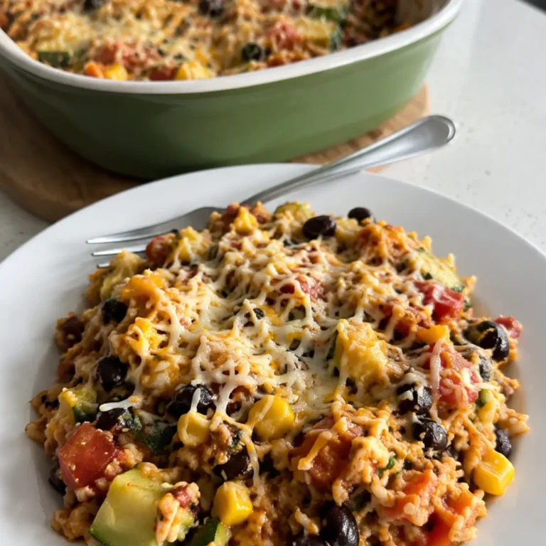 Zucchini Black Bean Casserole